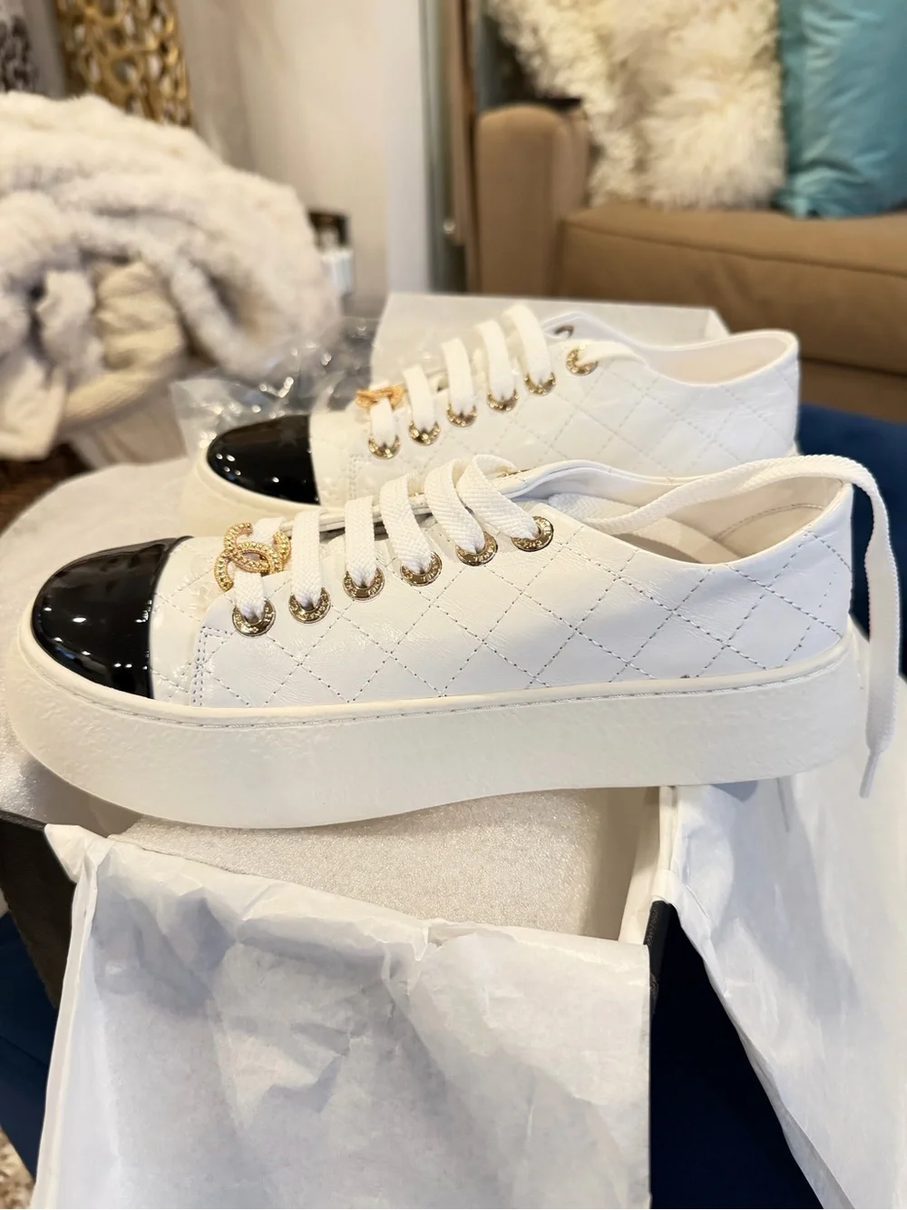 CHANEL luxury sneakers